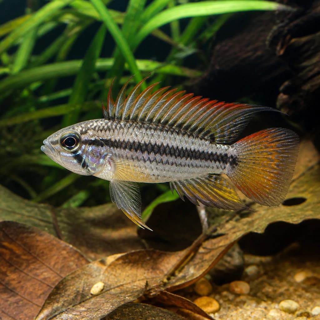 Apistogramma Agassizii Red Dorsal - Live dwarf cichlid