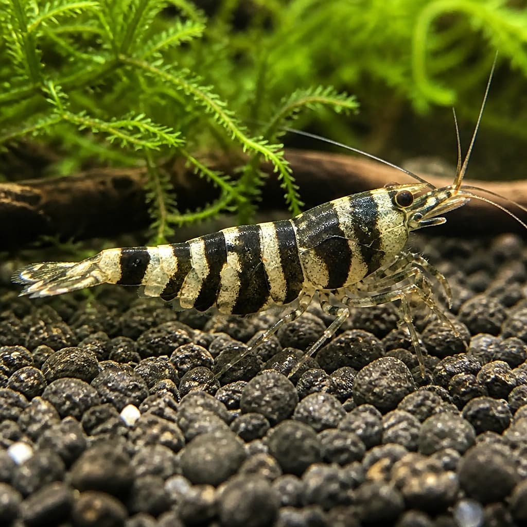 Racoon Tiger Shrimp (Caridina cantonensis) - Live