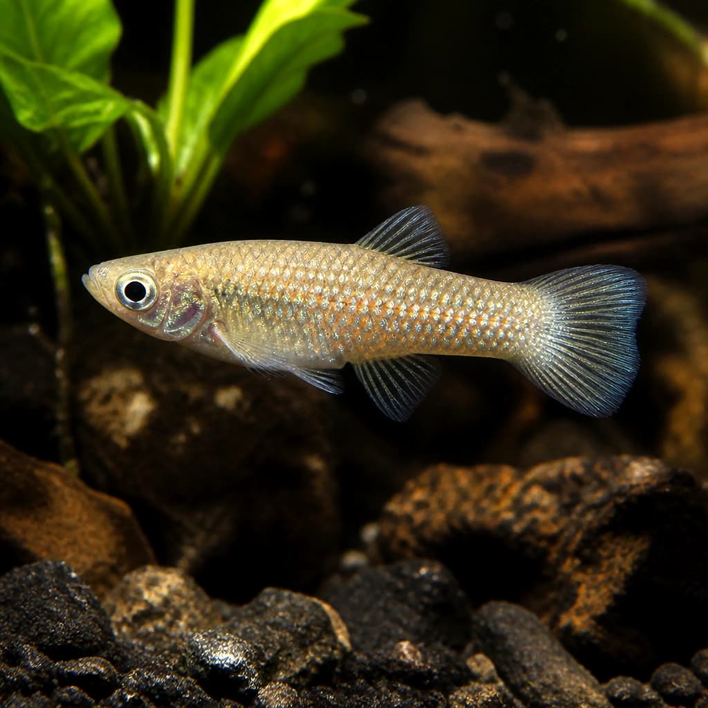 Barred Splitfin (Chapalichthys encaustus) - rare Mexican Goodeid livebearer with vertical barring