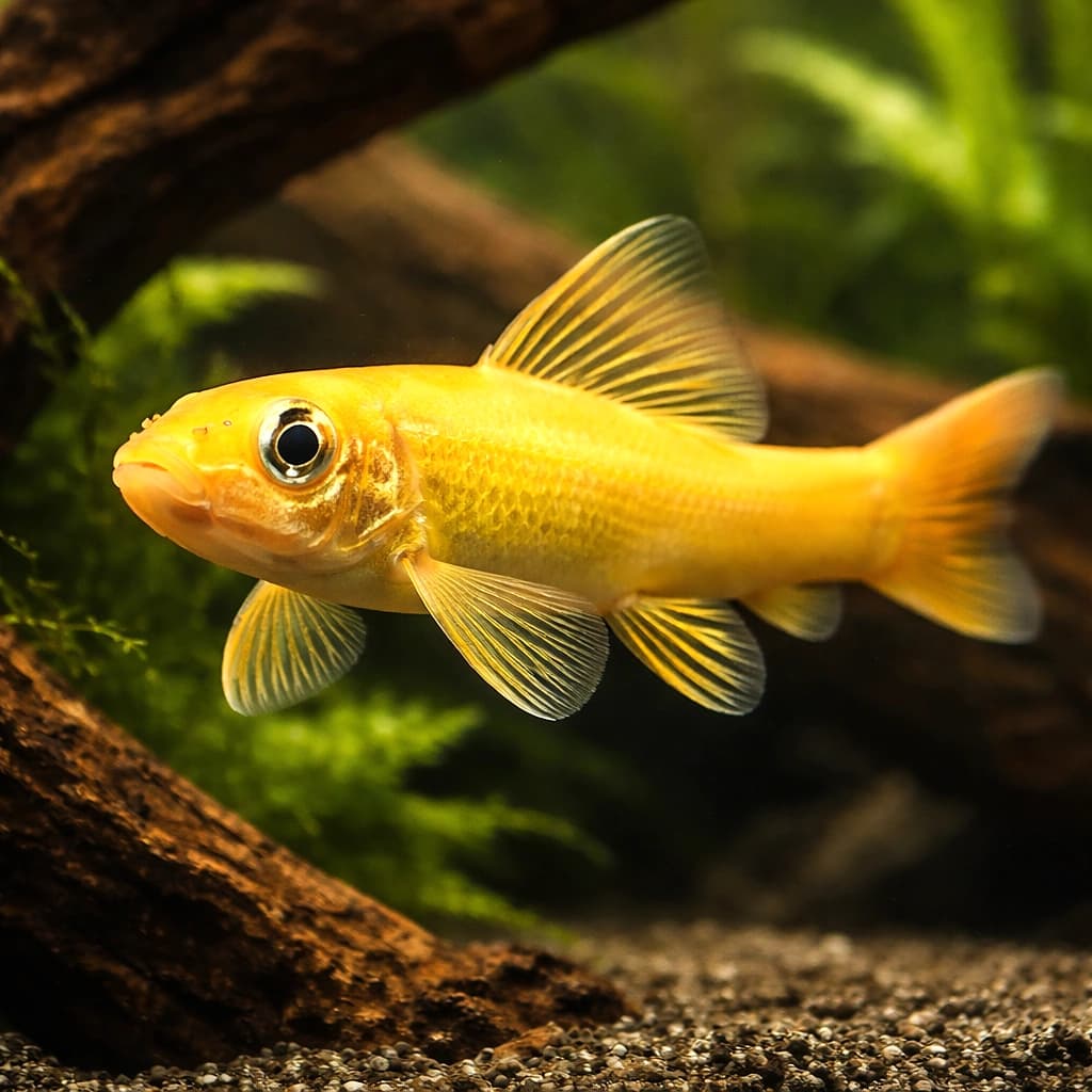 Golden Black Chinese Algae Eater (Gyrinocheilus aymonieri)