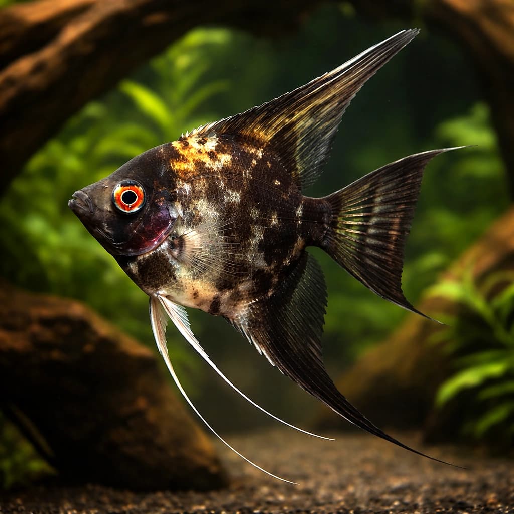 L Mix Angelfish (Pterophyllum scalare mix)