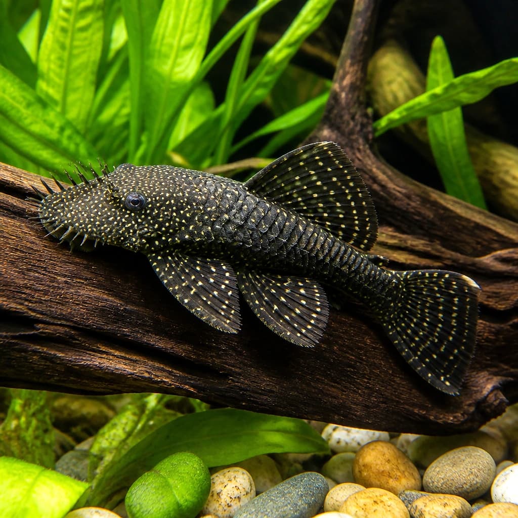 L393 Cheese Creek Bristlenose (Ancistrus sp.) - uniquely marked South American catfish