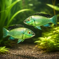 Alcolapia alcalicus 5 — pair in a planted aquarium — representative image - view 2