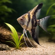 Smoke Angelfish Tall Tank — Smoke Angelfish fin and scale detail — representative image - view 4