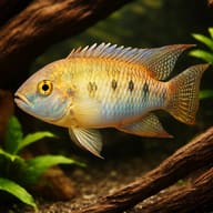 Arnold's / Five Spot Cichlid (Thysochromis ansorgii) - aquarium view — representative image - view 1