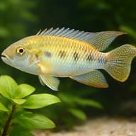 Arnold's / Five Spot Cichlid (Thysochromis ansorgii) - scale and fin detail — representative image - view 4