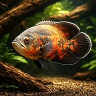 Tiger Oscar — Astronotus ocellatus — South American Cichlids — representative image - view 1