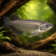 Australian Bonytongue Scleropages jardinii in a large aquarium — representative image - view 1