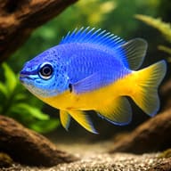 Azure demoiselle - Marine Aquarium Livestock (Chrysiptera hemicyanea) — Azure Demoiselle M — representative image - view 1