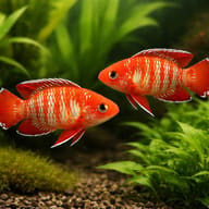 Badis badis dwarf 1 — pair in a planted aquarium — representative image - view 2