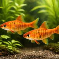 Barbus fasciolatus/ barilioides 3,5 - 4 — pair in a planted aquarium — representative image - view 2