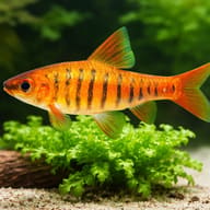 Barbus fasciolatus/ barilioides 3,5 - 4 — close view showing fin and scale detail — representative image - view 4