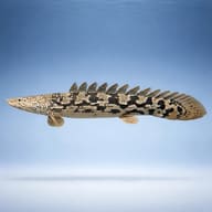 Delhezi Bichir (Polypterus delhezi) side profile, representative generated illustration — representative image - view 4