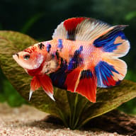 Betta spl. male plakat double tail koi — betta fish temperature — Betta Fighter fish UK - view 4