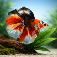 Betta spl. male Nemo long tail — betta fish temperature — Betta Fighter fish UK — close view showing fin and scale detail - view 4