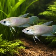 Mouthbrooding Betta, Penang pair in a planted aquarium — representative image - view 2