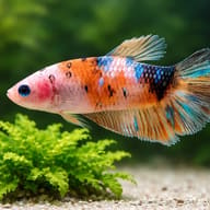 Betta spl. female Giant Nemo XL — close view showing fin and scale detail — representative image - view 4