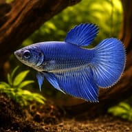 Betta spl. female Halfmoon Blue XL — representative image - view 1
