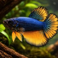 Betta spl. female Halfmoon Mustard XL — representative image - view 1