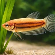 Betta spl. female Mahachaiensis XL — close view showing fin and scale detail — representative image - view 4