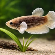 Betta spl. female plakat big ears mix L — close view showing fin and scale detail — representative image - view 4