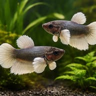 Betta spl. female SuperDelta big ears mix M — pair in a planted aquarium — representative image - view 2