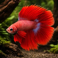 Betta spl. male double tail red XL — representative image - view 1