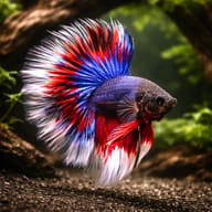 Betta spl. male rose tricolor XL — representative image - view 1