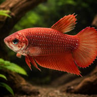 Betta spl. female Benjarong red — representative image - view 1