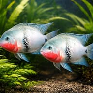 Black Belt Cichlid (Vieja maculicauda) - pair view — representative image - view 2