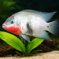 Black Belt Cichlid (Vieja maculicauda) - scale view — representative image - view 4