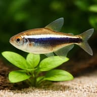 Black Neon Tetra close view showing fin and scale detail — representative image - view 4