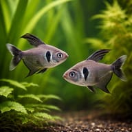 Black Phantom — South American Tetra — pair in a planted aquarium — representative image - view 2