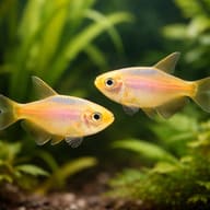 Blue Emperor - Gold — pair in a planted aquarium — representative image - view 2