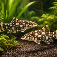 Botia kubotai 6 — pair in a planted aquarium — representative image - view 2