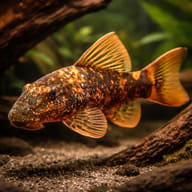 Red & Black Bristlenose Pleco — Bristle-Nose catfish red+black — representative image - view 1