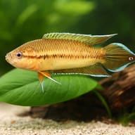 Brown Spiketail Paradisefish (Pseudosphromenus dayi) scale reference — representative image - view 4