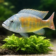 Brown's Mouthbrooder (Haplochromis brownae) - scale view — representative image - view 4