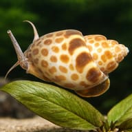 Bybylon Shell Light M (Babylonia spirata) — close view showing fin and scale detail — representative image - view 4