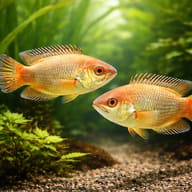 Climbing Perch, Climbing Ba — pair in a planted aquarium — representative image - view 2