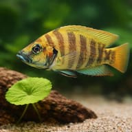 Compressed Cichlid — close view showing fin and scale detail — representative image - view 4