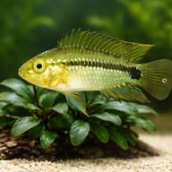 Corumba Dwarf Dichlid — close view showing fin and scale detail — representative image - view 4