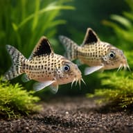 Corydoras agassizii pair in a planted aquarium — representative image - view 2
