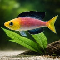 Cyprichromis lept. jumbo yellow 4 — close view showing fin and scale detail — representative image - view 4