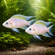 Daffodil Albin — pair in a planted aquarium — representative image - view 2