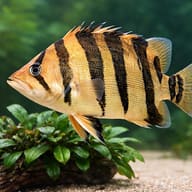 Datnioides qadrifasciatus 4 — close view showing fin and scale detail — representative image - view 4
