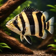 Datnoid gold tiger — representative image - view 1