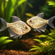Diamond Tetras — South American Tetra — pair in a planted aquarium — representative image - view 2