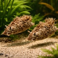 Marine Aquarium Livestock — Dolabella auricularia Sea Hare — pair in a planted aquarium — representative image - view 2