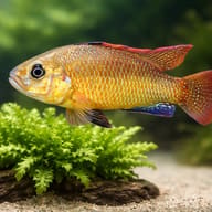 Dwarf Copper Mouth-Brooder — close view showing fin and scale detail — representative image - view 4